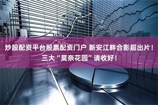 炒股配资平台股票配资门户 新安江畔合影超出片！三大“莫奈花园”请收好！